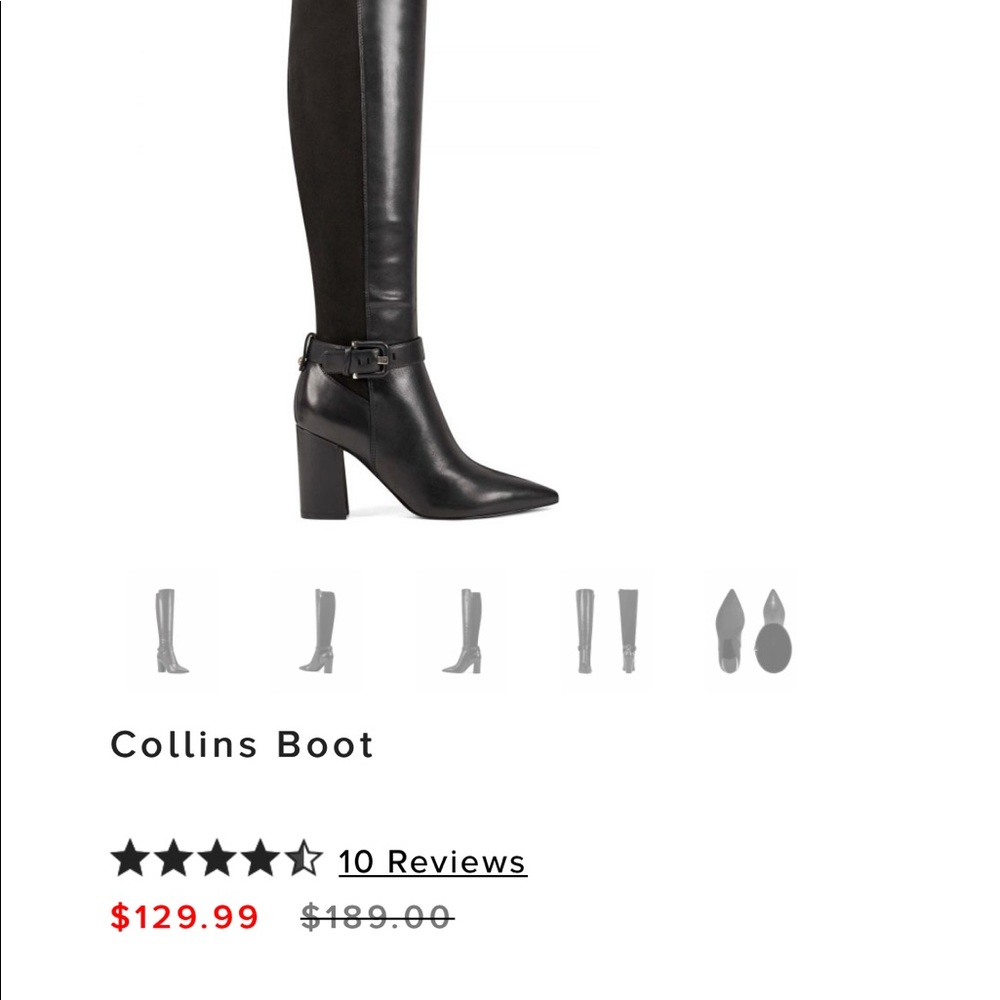 Nine West Collins size 8 boot. Worn once.